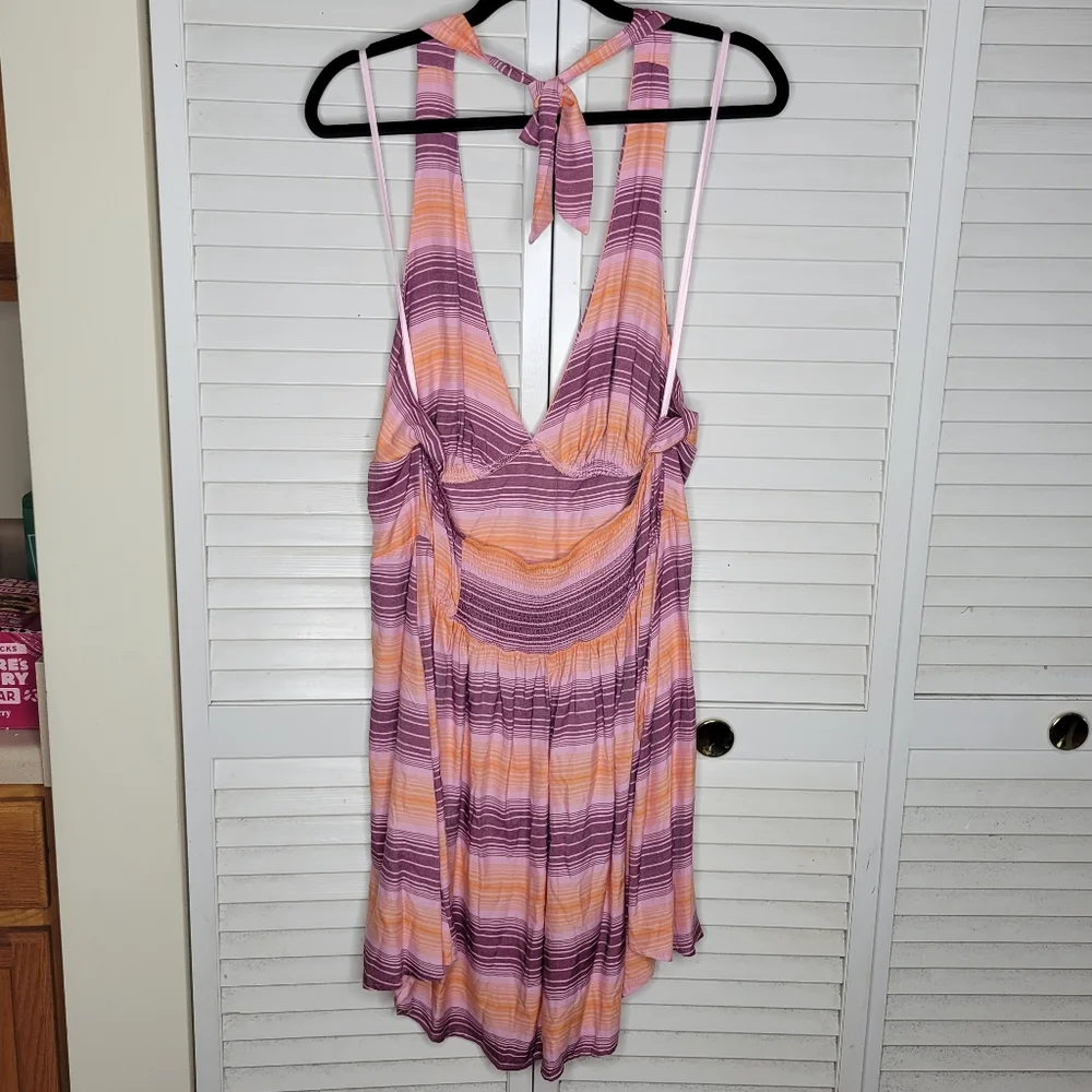 Wild Fable Halter Neck Sleeveless Fit & Flare Mini Dress PLUS XXL NWT 331087441 - Picture 4 of 12